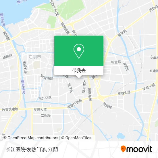 长江医院-发热门诊地图