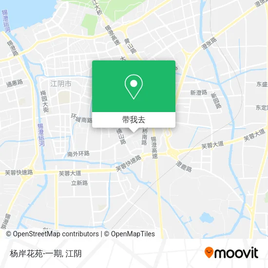 杨岸花苑-一期地图
