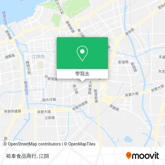 裕泰食品商行地图