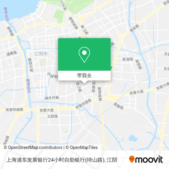 上海浦东发展银行24小时自助银行(绮山路)地图