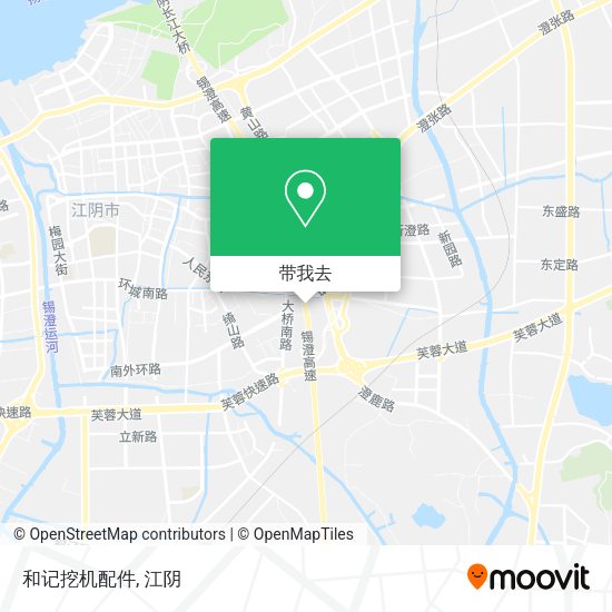 和记挖机配件地图