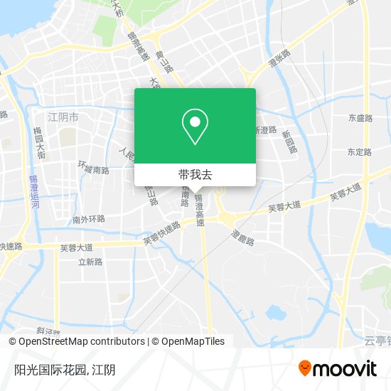 阳光国际花园地图