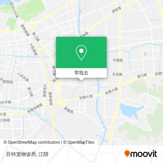 百特宠物诊所地图