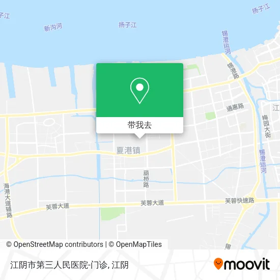 江阴市第三人民医院-门诊地图