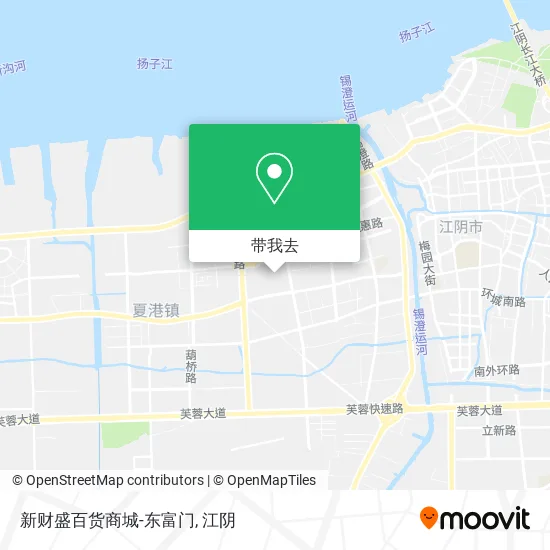 新财盛百货商城-东富门地图