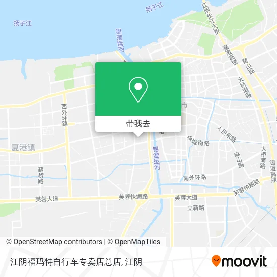 江阴福玛特自行车专卖店总店地图