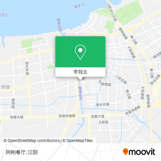 阿刚餐厅地图