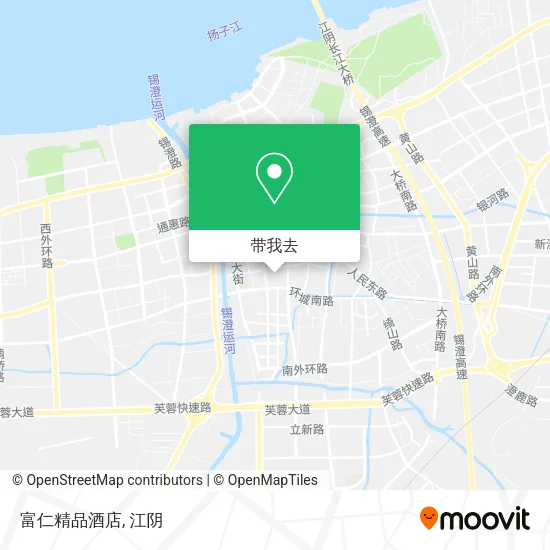 富仁精品酒店地图
