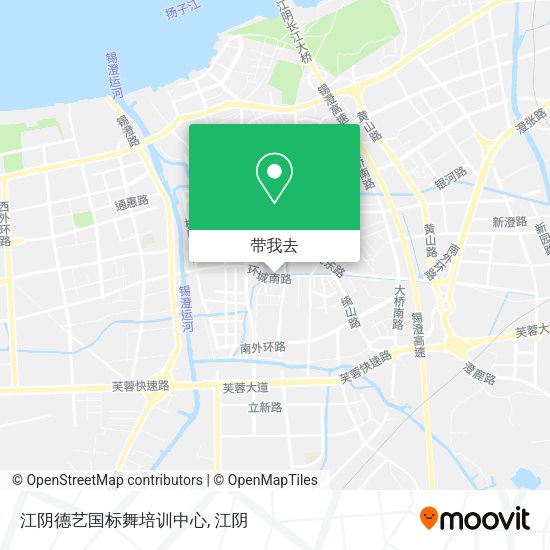 江阴德艺国标舞培训中心地图