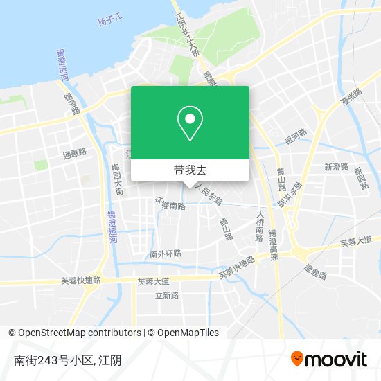 南街243号小区地图
