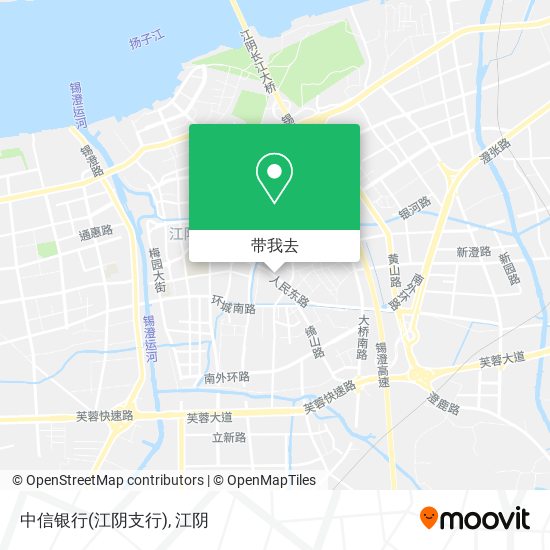 中信银行(江阴支行)地图