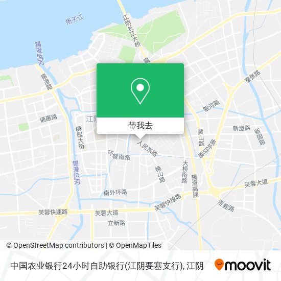 中国农业银行24小时自助银行(江阴要塞支行)地图