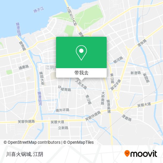川喜火锅城地图