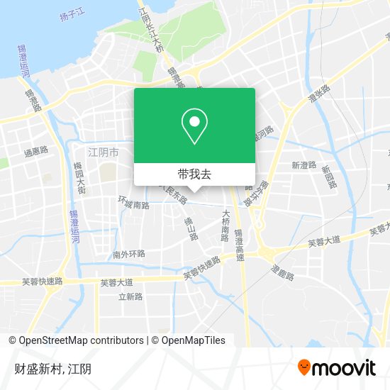 财盛新村地图