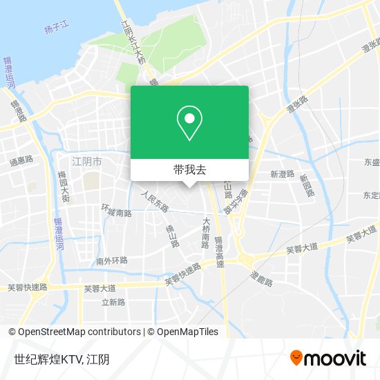 世纪辉煌KTV地图