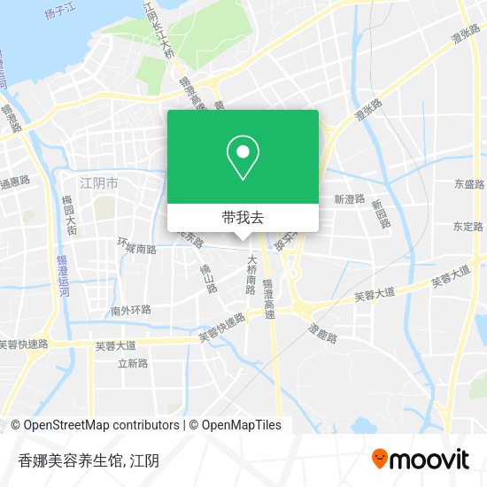 香娜美容养生馆地图