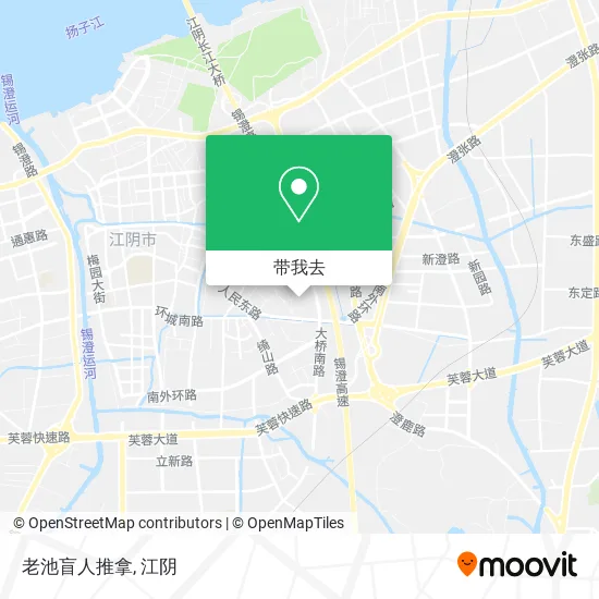 老池盲人推拿地图