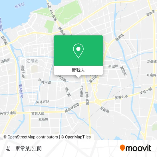 老二家常菜地图