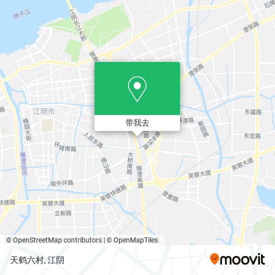 天鹤六村地图