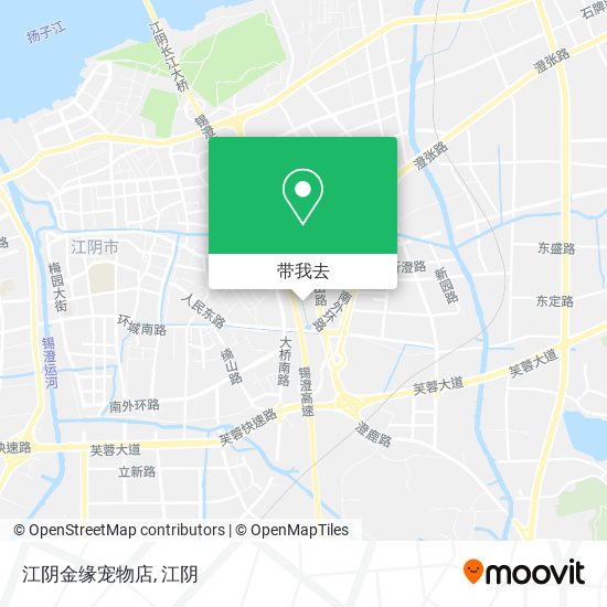江阴金缘宠物店地图