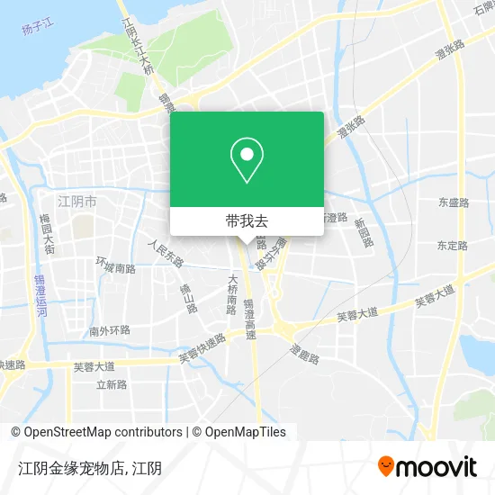 江阴金缘宠物店地图