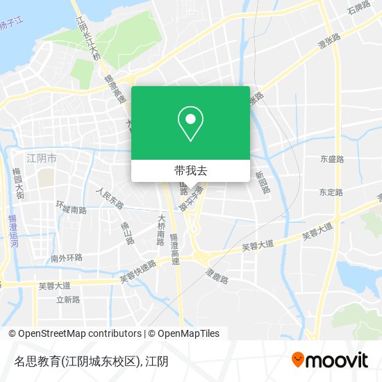 名思教育(江阴城东校区)地图
