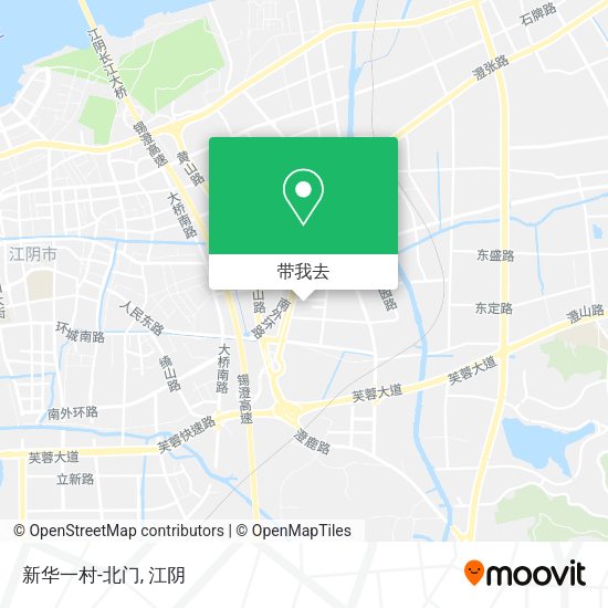 新华一村-北门地图