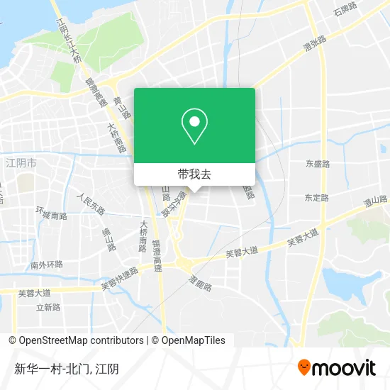 新华一村-北门地图