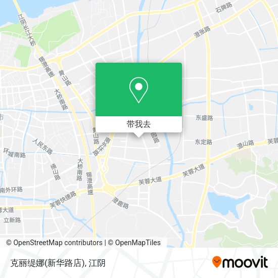 克丽缇娜(新华路店)地图