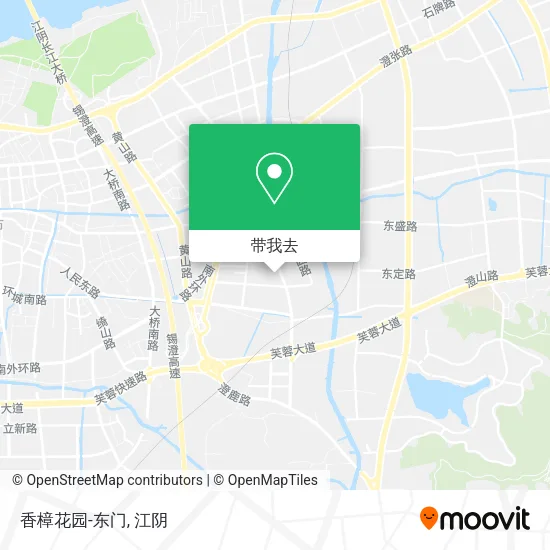 香樟花园-东门地图