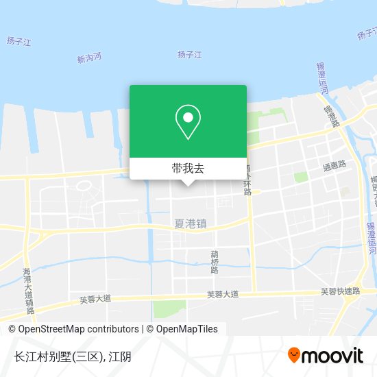长江村别墅(三区)地图