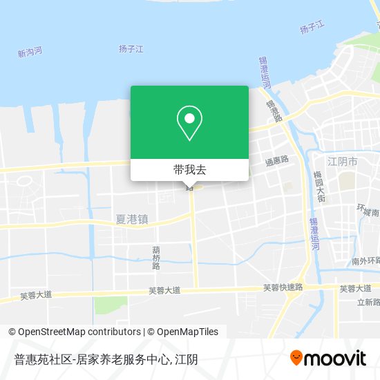 普惠苑社区-居家养老服务中心地图