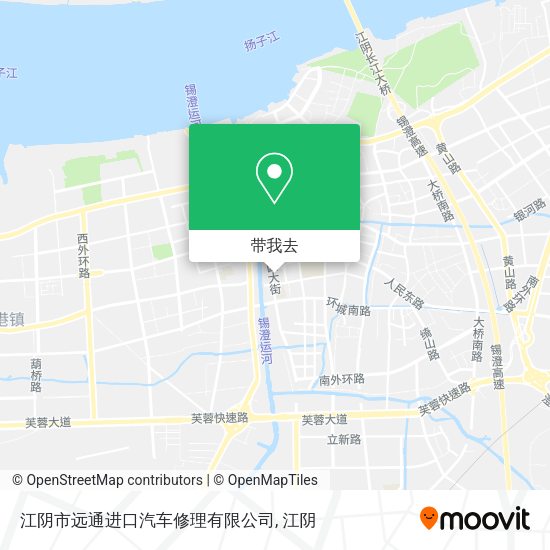 江阴市远通进口汽车修理有限公司地图