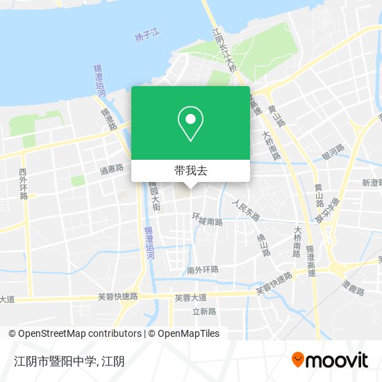 江阴市暨阳中学地图