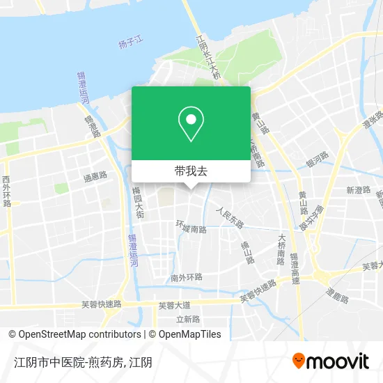 江阴市中医院-煎药房地图