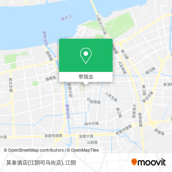 莫泰酒店(江阴司马街店)地图