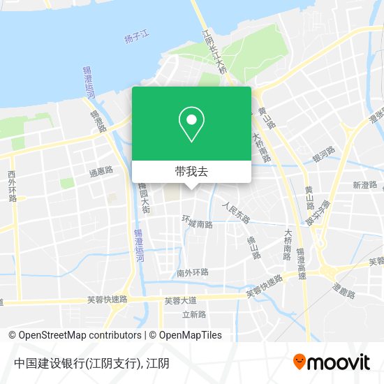 中国建设银行(江阴支行)地图
