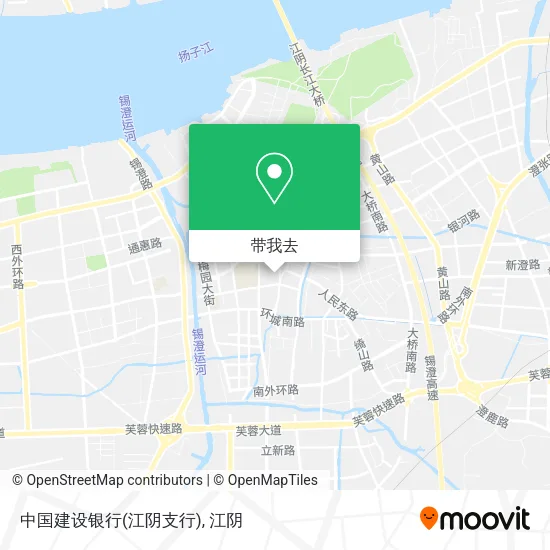 中国建设银行(江阴支行)地图