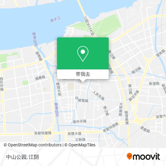 中山公园地图