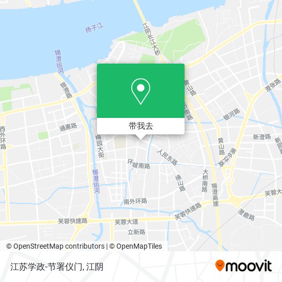 江苏学政-节署仪门地图