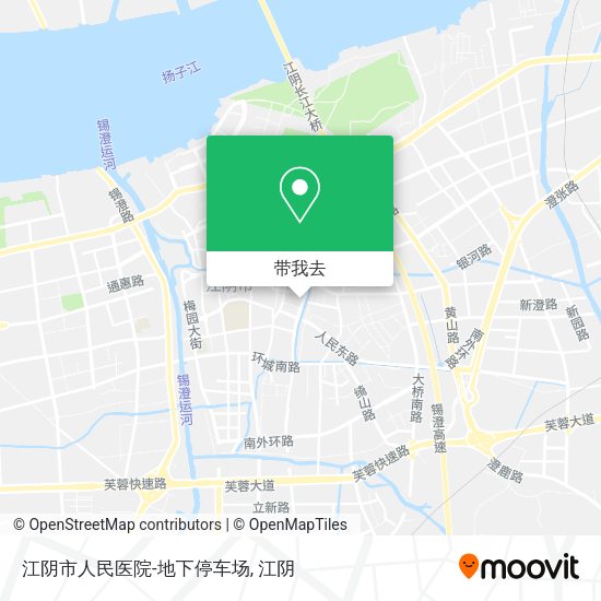 江阴市人民医院-地下停车场地图