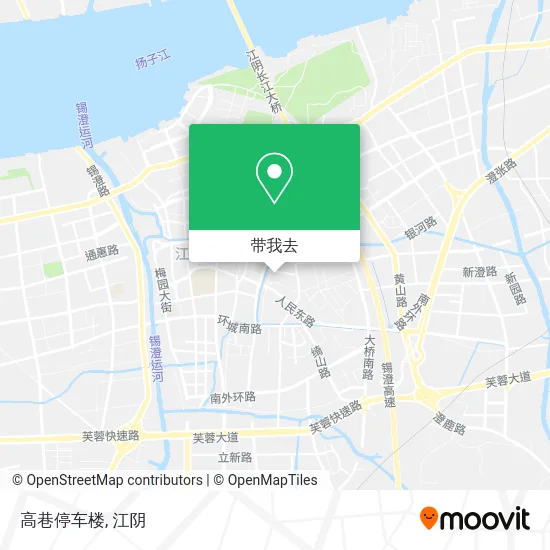 高巷停车楼地图
