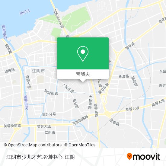 江阴市少儿才艺培训中心地图