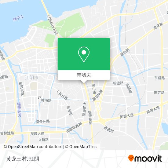 黄龙三村地图