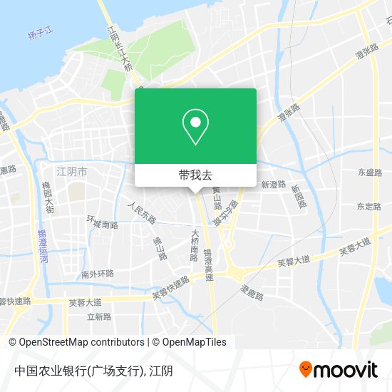 中国农业银行(广场支行)地图