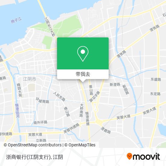 浙商银行(江阴支行)地图