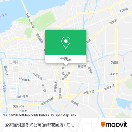 爱家连锁服务式公寓(丽都花园店)地图