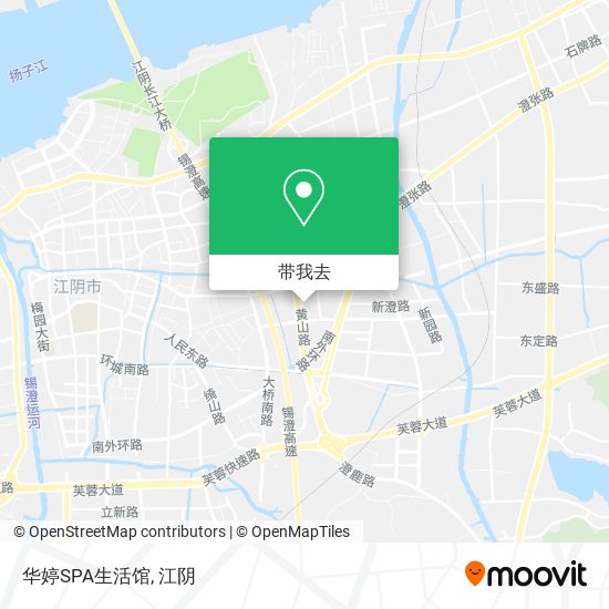 华婷SPA生活馆地图