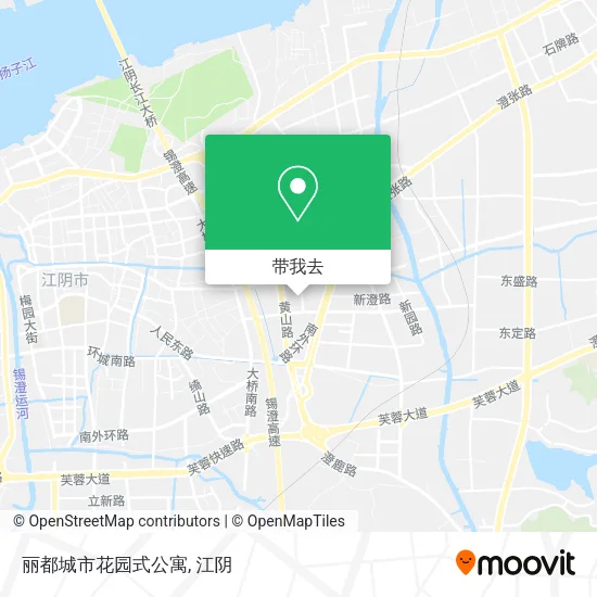 丽都城市花园式公寓地图