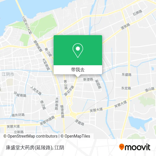 康盛堂大药房(延陵路)地图